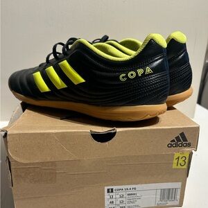 Adidas Copa 19.4 FG Black / Yellow Shoes, Men’s Size 13